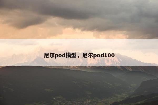 尼尔pod模型，尼尔pod100