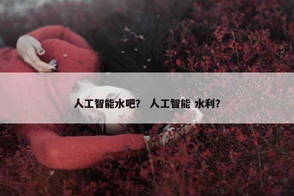人工智能水吧？ 人工智能 水利？