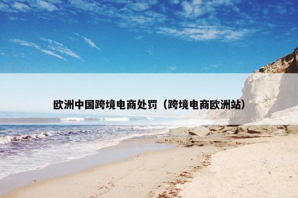 欧洲中国跨境电商处罚（跨境电商欧洲站）