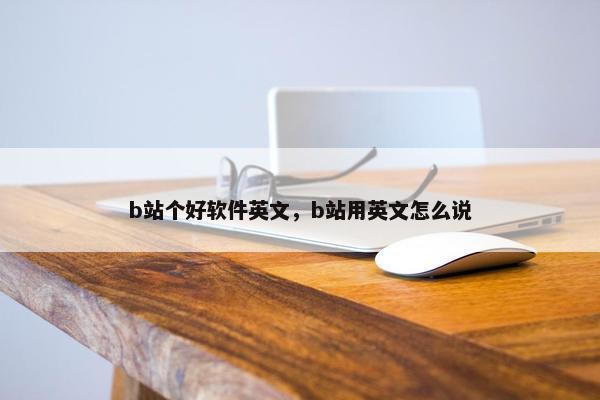 b站个好软件英文，b站用英文怎么说