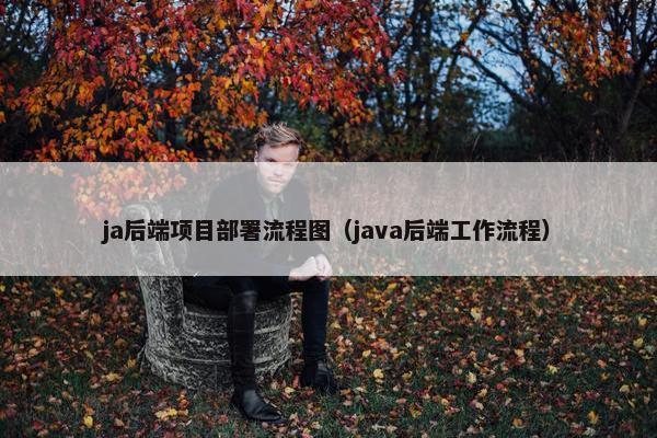 ja后端项目部署流程图(java后端工作流程)