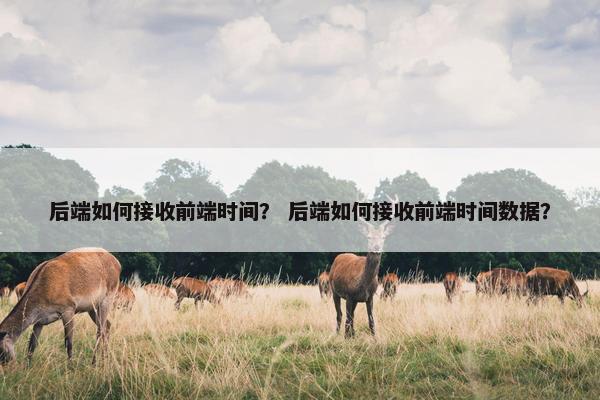 后端如何接收前端时间? 后端如何接收前端时间数据? 后端如何接收前端时间? 后端如何接收前端时间数据?