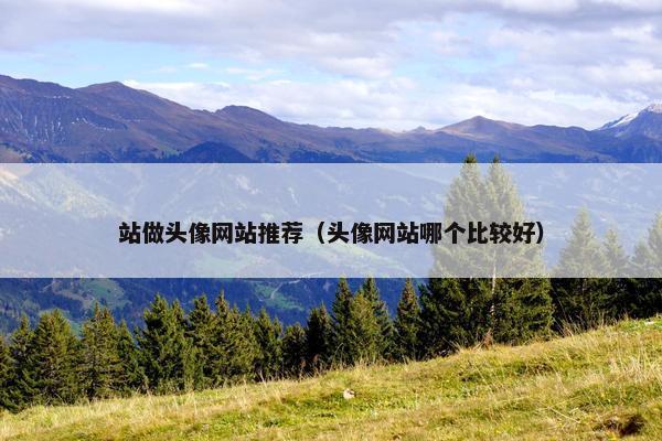 站做头像网站推荐(头像网站哪个比较好)