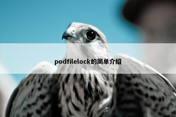 podfilelock的简单介绍 podfilelock的简单介绍