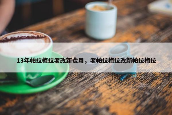 13年帕拉梅拉老改新费用，老帕拉梅拉改新帕拉梅拉