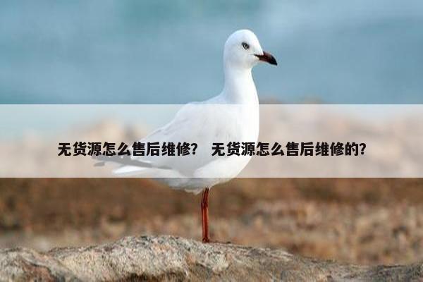 无货源怎么售后维修? 无货源怎么售后维修的? 无货源怎么售后维修? 无货源怎么售后维修的?