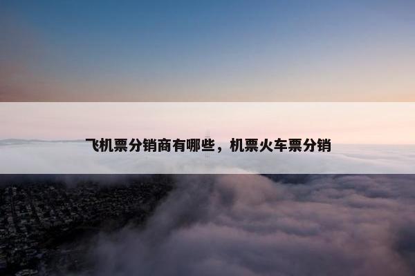 飞机票分销商有哪些,机票火车票分销 飞机票分销商有哪些,机票火车票分销