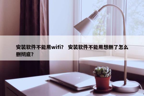 安装软件不能用wifi? 安装软件不能用想删了怎么删彻底?