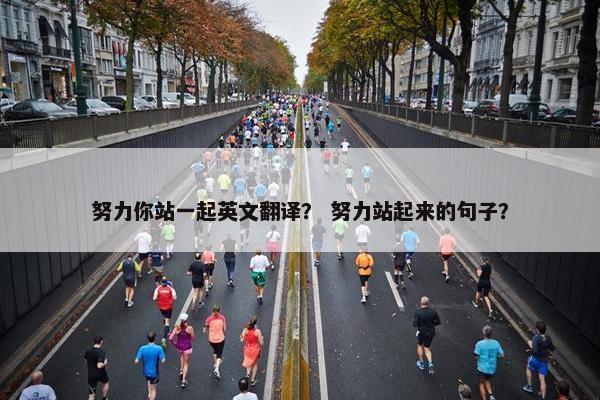 努力你站一起英文翻译? 努力站起来的句子? 努力你站一起英文翻译? 努力站起来的句子?