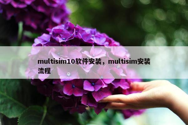 multisim10软件安装，multisim安装流程