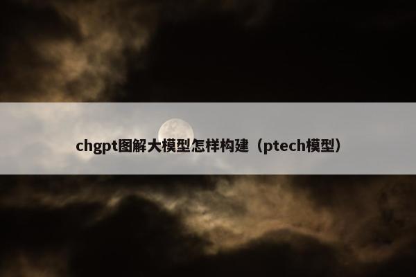 chgpt图解大模型怎样构建（ptech模型）