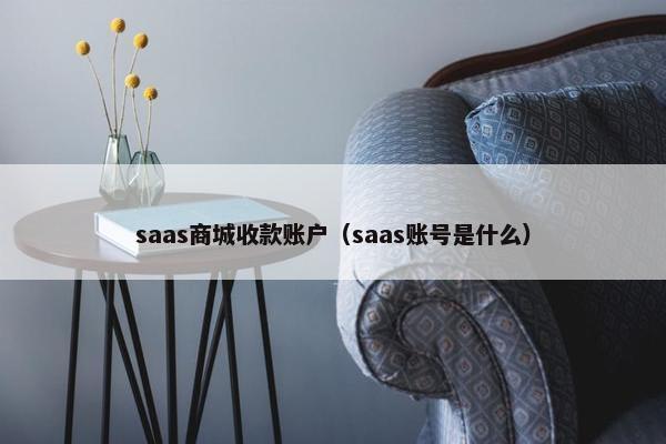 saas商城收款账户（saas账号是什么）