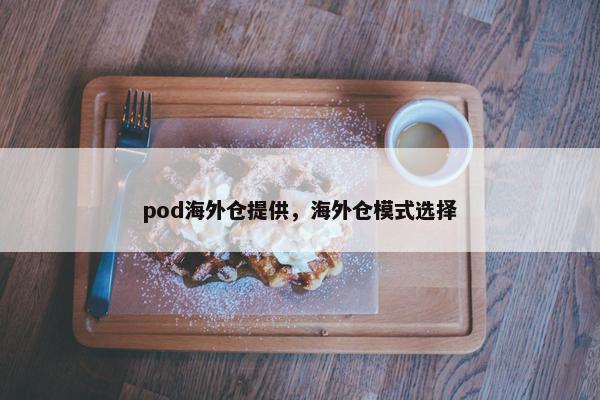 pod海外仓提供，海外仓模式选择