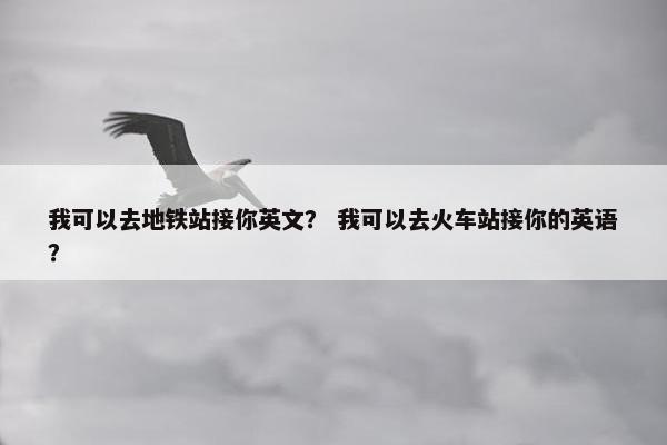 我可以去地铁站接你英文？ 我可以去火车站接你的英语？