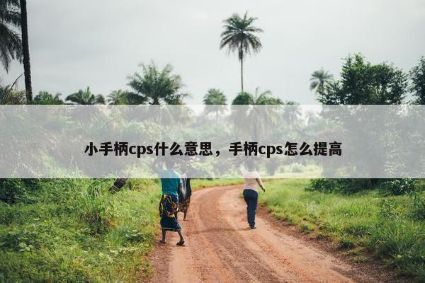 小手柄cps什么意思，手柄cps怎么提高