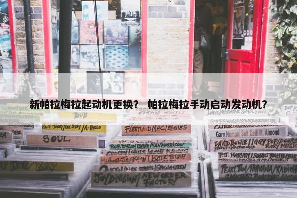 新帕拉梅拉起动机更换? 帕拉梅拉手动启动发动机? 新帕拉梅拉起动机更换? 帕拉梅拉手动启动发动机?