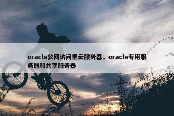 oracle公网访问里云服务器，oracle专用服务器和共享服务器