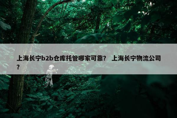 上海长宁b2b仓库托管哪家可靠？ 上海长宁物流公司？