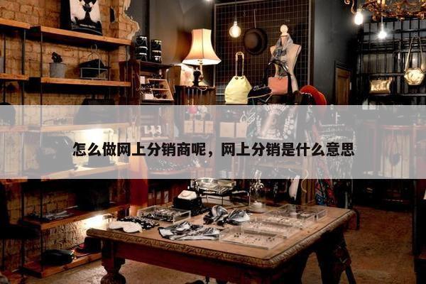 怎么做网上分销商呢，网上分销是什么意思