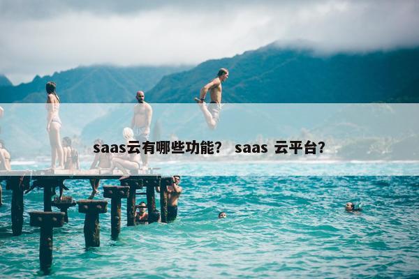 saas云有哪些功能? saas 云平台? saas云有哪些功能? saas 云平台?