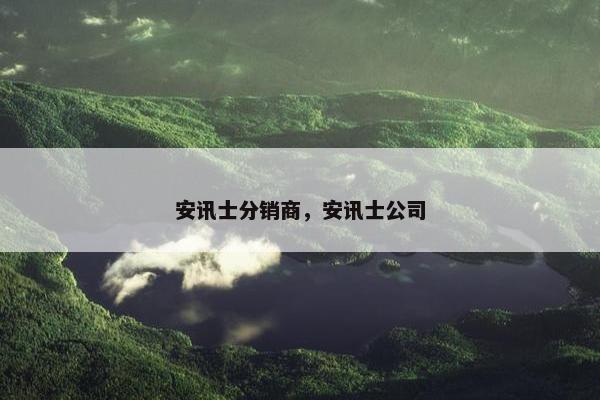 安讯士分销商,安讯士公司