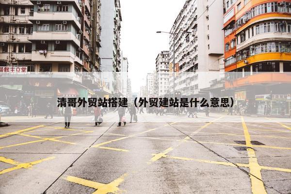 清哥外贸站搭建（外贸建站是什么意思）