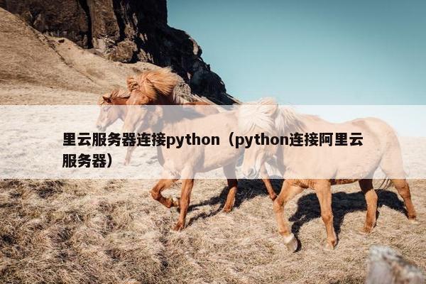 里云服务器连接python(python连接阿里云服务器)