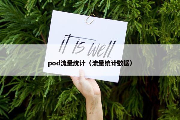 pod流量统计（流量统计数据）