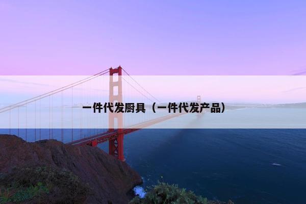 一件代发厨具（一件代发产品）