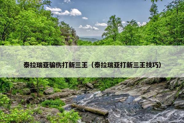泰拉瑞亚骗伤打新三王（泰拉瑞亚打新三王技巧）