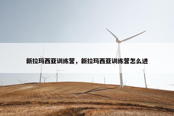 新拉玛西亚训练营，新拉玛西亚训练营怎么进