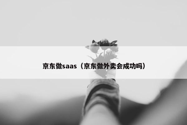 京东做saas（京东做外卖会成功吗）