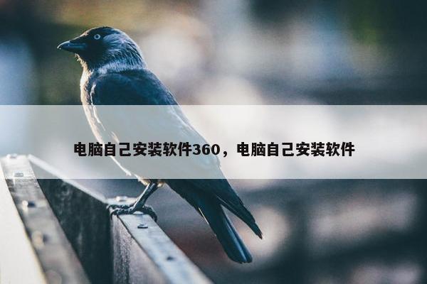 电脑自己安装软件360，电脑自己安装软件