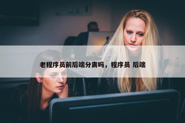 老程序员前后端分离吗，程序员 后端