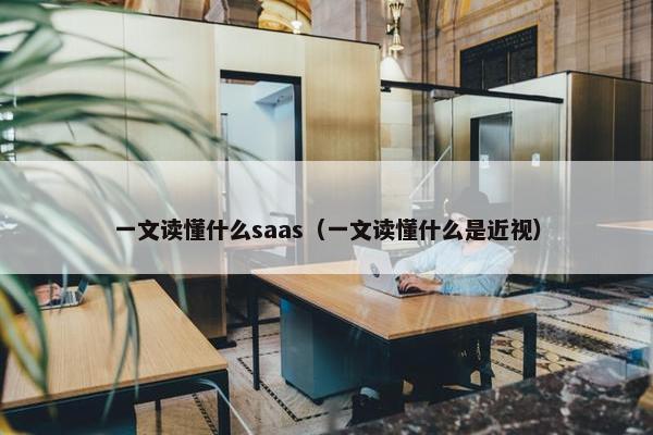 一文读懂什么saas（一文读懂什么是近视）