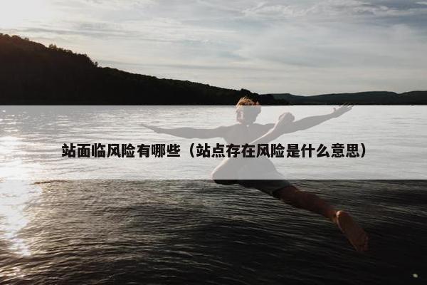 站面临风险有哪些（站点存在风险是什么意思）