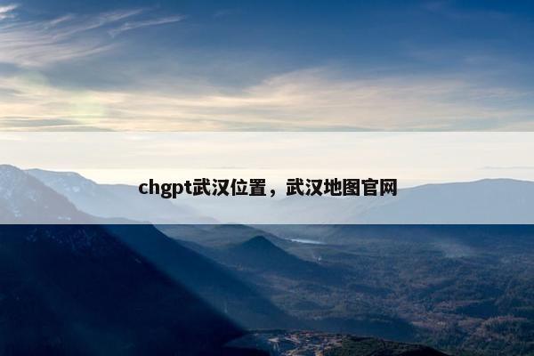 chgpt武汉位置，武汉地图官网