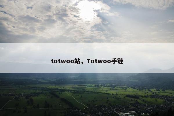 totwoo站，Totwoo手链