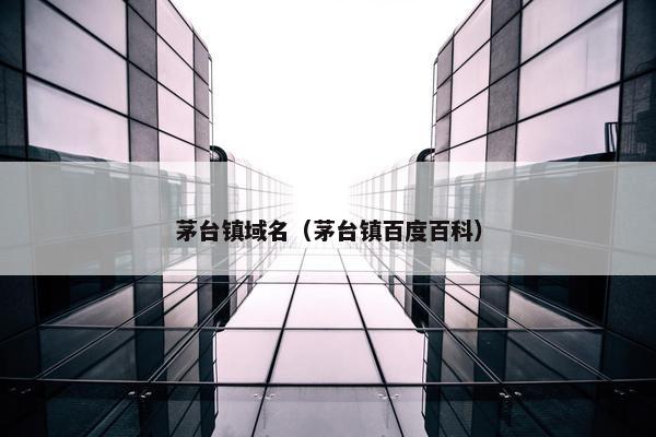 茅台镇域名（茅台镇百度百科）