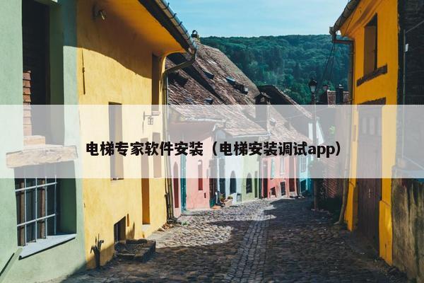 电梯专家软件安装（电梯安装调试app）