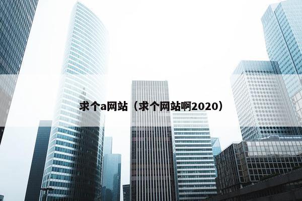 求个a网站（求个网站啊2020）