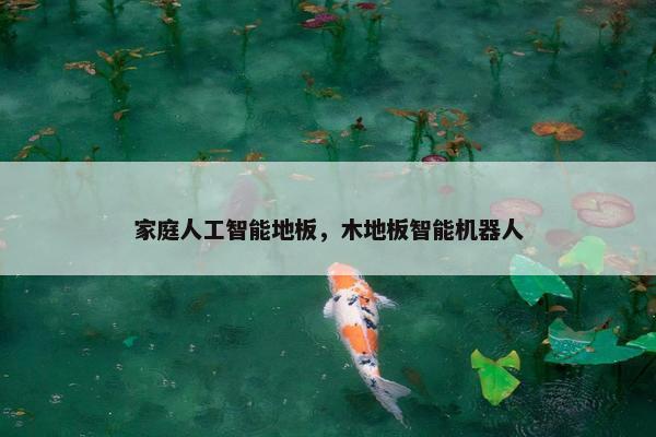 家庭人工智能地板，木地板智能机器人