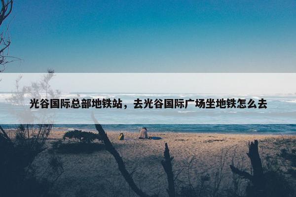 光谷国际总部地铁站，去光谷国际广场坐地铁怎么去