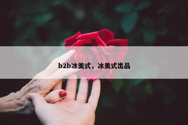 b2b冰美式，冰美式出品