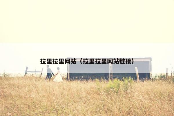 拉里拉里网站（拉里拉里网站链接）
