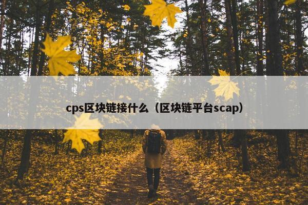 cps区块链接什么（区块链平台scap）