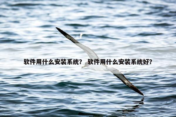 软件用什么安装系统？ 软件用什么安装系统好？