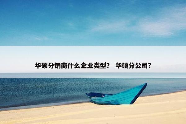 华硕分销商什么企业类型？ 华硕分公司？