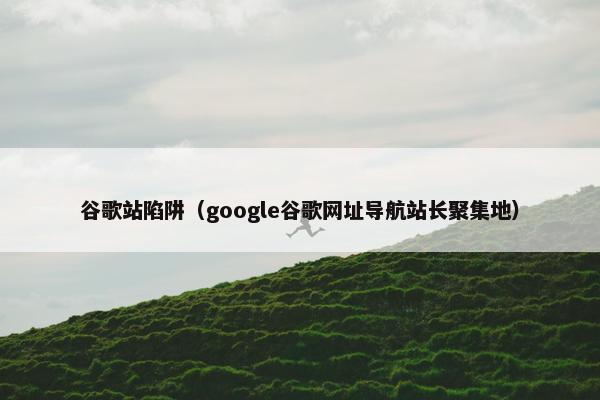 谷歌站陷阱（google谷歌网址导航站长聚集地）