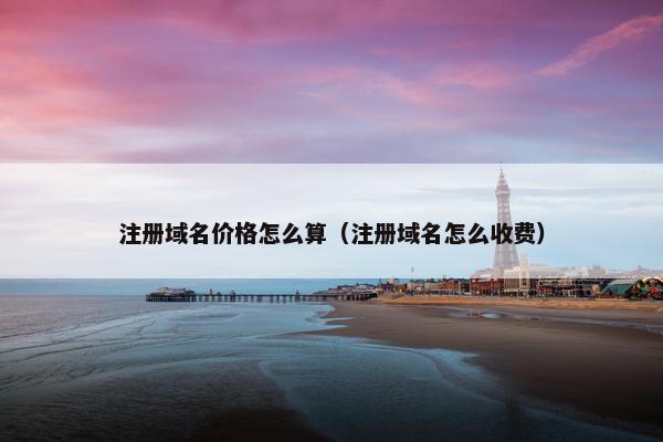 注册域名价格怎么算（注册域名怎么收费）